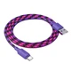 Кабель HOCO Type-C Meridian charging data cable X116 |1m, 3A| Purple - изображение 2