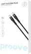 Кабель Proove Light Silicone Plus Type-C to Type-C 60W 1 м Black (636070001) - изображение 2