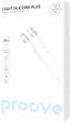 Кабель Proove Light Silicone Plus Type-C to Type-C 60W 1 м White (636070003) - зображення 2