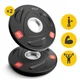 Диск олімпійський 4FIZJO 2 x 2.5 кг 51 мм металевий, прогумований Black (P-5905973401265) - зображення 5