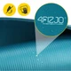 Коврик (мат) спортивный 4FIZJO NBR 190 x 100 x 1.5 см для йоги и фитнеса Sea Green (P-5905973407137) - изображение 3