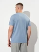 Футболка хлопковая длинная мужская Puma Essentials Graphics 68471734 L Cool Blue (4069157688925) - изображение 2