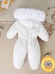 Комбинезон для малышей MURMURBEAR Кремовый 116-122 см - изображение 2