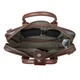 Мужская сумка-портфель для ноутбука Ashwood K46 Brown (Темно-коричневый) - изображение 5