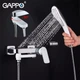 Змішувач для ванни GAPPO G3248, білий/хром - изображение 4