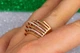 Кільце Xuping Jewelry гвинтові сходи р 18 золотисте - зображення 4