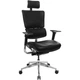 Офисное эргономичное кресло GT Racer X-807 Leather Black (P-02) - изображение 1