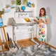 Дитячий стіл Mealux Ergowood L Multicolor TG Energy (BD-810 TG/MC Energy) - зображення 3