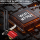 Беспроводная WiFi-карта FENVI 7921 WiFi 6 PCIe 1800 BT5.2 802.11AX адаптер двухдиапазонный 2,4 ГГц/5 ГГц - изображение 3