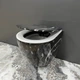 Подвесной унитаз VBI VULCANO BLACK ONYX - изображение 5