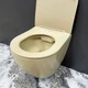 Подвесной унитаз VBI VULCANO BEIGE MATT - изображение 3