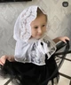Палантин шаль для дівчинки 60 см біла 272 - зображення 3