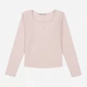 Подростковый лонгслив для девочки Calvin Klein 127459770 140 см Розовый (1159837238) - изображение 1