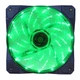 Вентилятор 120*120*25мм 3pin+molex TRY FAN LED с подсветкой зеленый - изображение 1
