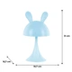 Світильник-нічник LED з акумулятором Kite Simple Rabbit K25-317-1-3, блакитний - зображення 6