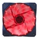 Вентилятор 120*120*25мм 3pin+molex TRY FAN LED с подсветкой красный - изображение 1