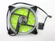 Вентилятор 120*120*25мм 3pin + molex TRY FAN CIRCLE 2 с подсветкой зеленый # - изображение 3
