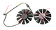 Кулер для видеокарты, комплект 2*75 мм ASUS FD7010H12S (T128010SH) крепление 40х40x40 мм 4 pin # - изображение 4