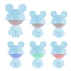 Світильник-нічник LED з акумулятором Kite Cute Mouse K25-316-2-3, блакитний - зображення 4