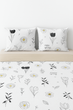 Комплект постельного белья Ecotton полуторный 147x210 см 24303 сатин (24798_00000) - изображение 3