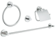 Набір аксесуарів 4 в 1 Grohe Essentials New (40776001) - зображення 1