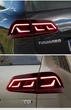 Задние фары альтернативная тюнинг оптика фонари LED на Volkswagen Touareg NF красная 10-18 Фольксваген Таурег L3058 - изображение 8