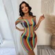 Сексуальний спокусливий пеньюар сітка еротична білизна Sexy OneSize різнокольоровий (5-202) - зображення 1