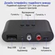 Аудио приемник Vaorlo BLS-B21 адаптер стерео ресивер со встроенным микрофоном NFC Bluetooth 5.2 RCA/AUX/USB Черный (2019676753) - изображение 6
