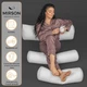 Подушка-валик MirSon №8105 Naturale Line 11-2107 White EcoSilk 70х20 см (2200006247739) - изображение 2