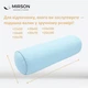 Подушка-валик MirSon №8101 Eco Line Blue EcoSilk 15x50 см (2200006199663) - изображение 4