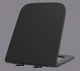 Підвісний унітаз Mixxus Quadro-0302-R Black 530x360x365 мм, Rimless MP6455 - зображення 2
