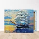 Алмазная мозаика на подрамнике ColorArt 40х50 Корабль SPP078 + Подарок лак для покрытия - изображение 3
