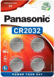 Bateria litowa Panasonic CR2032 blister 4 szt. (CR-2032EL/4B) - obraz 1