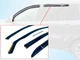 Дефлекторы окон (ветровики) Renault Latitude 2011-> 4D (вставні, кт - 4шт) (Heko) - изображение 5