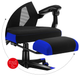 Fotel gamingowy Huzaro HZ-Combat 3.0 Blue perforowane obicie Czarny i niebieski (5907564629782) (955555905874481) - Outlet - obraz 8
