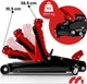 Домкрат гидравлический Maltec MasterJack2500 подкатный 2.5т низкопрофильный черный 385мм Код: MasterJack2500 - изображение 2