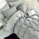 Комплект постельного белья Viluta 210х143см х2 сатин Twill серый (775) - изображение 1