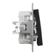 Выключатель одноклавишный Schneider Electric Asfora антрацит EPH0100171 - изображение 4