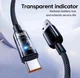 Кабель 6A USB-Type C чорний 240W 1 метр QC 3.0 105444BK100TC - зображення 8
