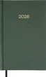 Ежедневник датированный 2026 Buromax Simple A5 из бумвинила 320 страниц Зеленый (BM.21166-04) - изображение 1