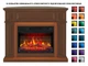 Каминокомплект универсальный ArtiFlame Linz AF23BS коричневый с LED подсветкой со звуком и обогревом - изображение 2