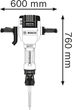 Młot wyburzeniowy Bosch Professional Heavy Duty GSH 27 VC (061130A000) (3165140524322) - obraz 6