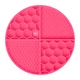 Коврик для слизывания и медленного кормления WAUDOG Silicone, 211×211×30 мм, розовый - изображение 2