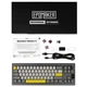 Клавіатура Epomaker Shadow-X 70 Flamingo Switch Hot-Swap LCD Screen RGB Wireless/Bluetooth/USB UA Black (SHX-B-F) - изображение 12