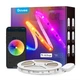 Світлодіодна стрічка Govee RGBIC Basic Wi-Fi + Bluetooth LED Strip Light With Protective Coating 10м Білий (H619C3D1) - зображення 12