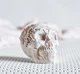 Бетонная декоративная статуэтка череп (Светлый бежевый) GREYMIX Concrete Art - изображение 3