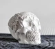 Бетонная декоративная статуэтка череп (Белый) GREYMIX Concrete Art - изображение 3