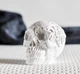 Бетонная декоративная статуэтка череп (Белый) GREYMIX Concrete Art - изображение 7