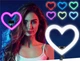 Кольцевая лампа LED RGB JM26-10 Сердце 26 см Black USB - изображение 12
