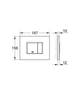 Комплект Grohe Set Унітаз ELLIPSE-0301-T3 + Інсталяція 38536001 + панель 38732000 (38536001ELLIPS03 - изображение 5